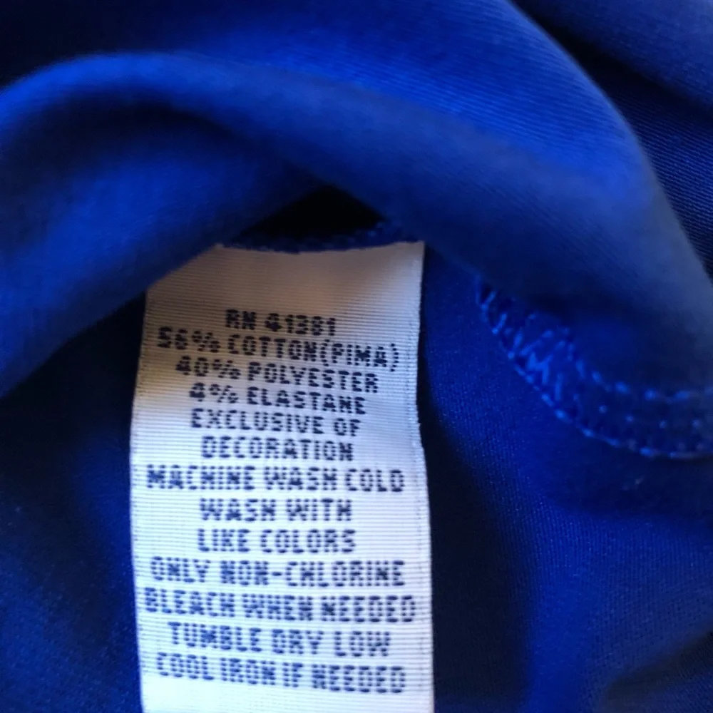 Polo Golf Ralph Lauren Performance Pima Cotton Short-Sleeve Polo in Cobalt Blue - Picture 6 of 8